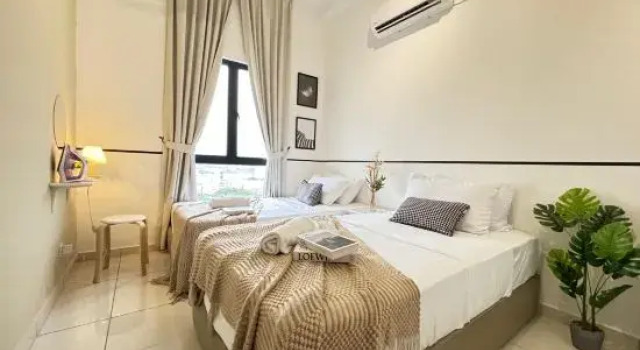 Люкс Deluxe Ipoh Horizon Skypool Town Suites 4-11pax by IWH Suites