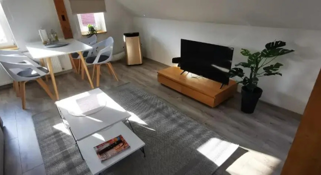 Апартаменты Klimatyczne apartamenty z widokiem na góry Sowie