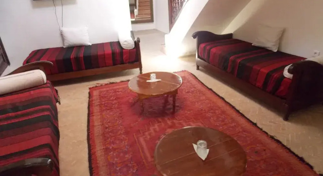 Camera familiare Grand duplex con balcone Riad maison Bounouar