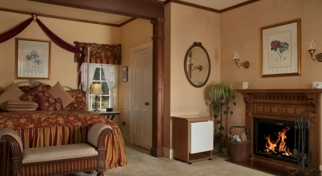 Двухместный люкс с видом на океан Headlands Inn Bed and Breakfast