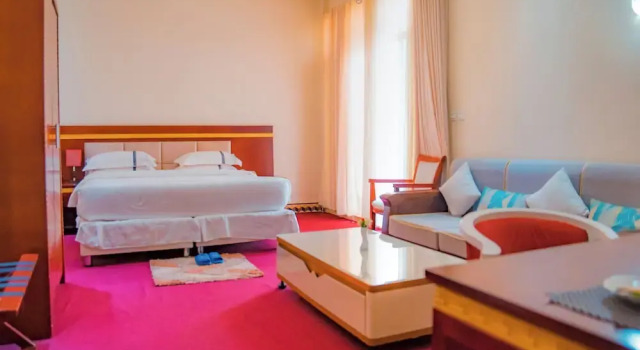 Superior Dvoulůžkový s manželskou postelí pokoj Dove Hotel Kigali