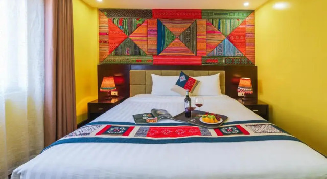 Двухместный номер Deluxe с видом на сад Moc Sapa Hotel