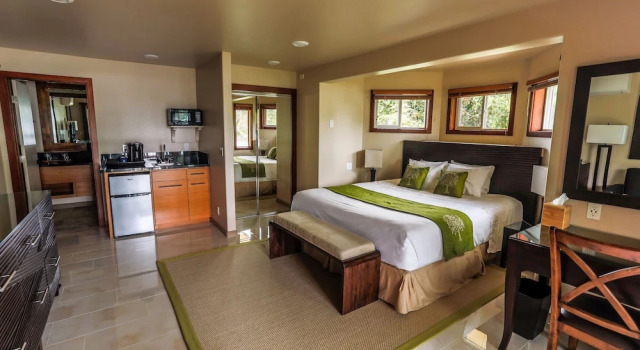 Двухместный люкс Luxury рядом с пляжем Hilo Beach House Inn