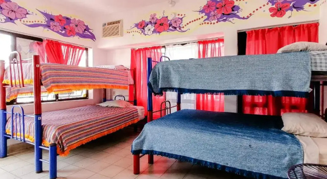 Кровать в общем номере (женский номер) Hostel Vallarta