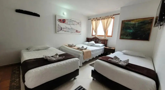 Четырёхместный номер Standard Casa Cantabria Hotel