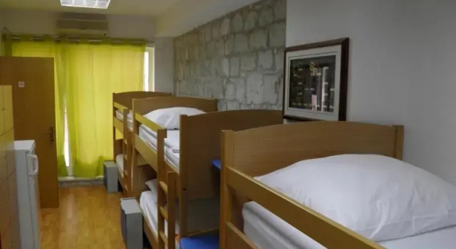 Кровать в общем номере Hostel Split