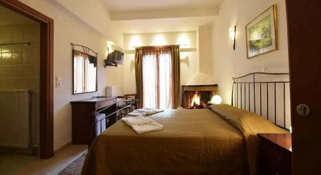 Двухместный номер с камином Ahilion Hotel