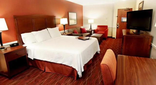 Одноместный люкс Hampton Inn Salt Lake City-North