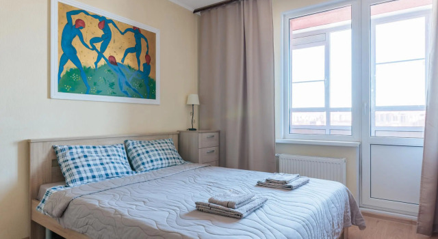 Sutki Rent (Rent Day) with a view of Okhta, Book Lejlighed Krasnogvardeisky district Sankt Petersborg