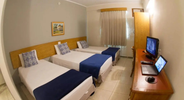 Трёхместный номер Standard Hotel Dan Inn Franca & Convenções By Nacional Inn