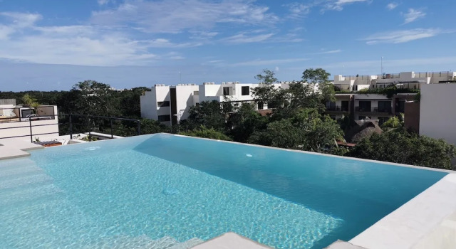 Luxury One Bedroom Condo in Aldea Zama, Rezerwuj Hotel Hotele w Quintana Roo z parkingiem, Parking