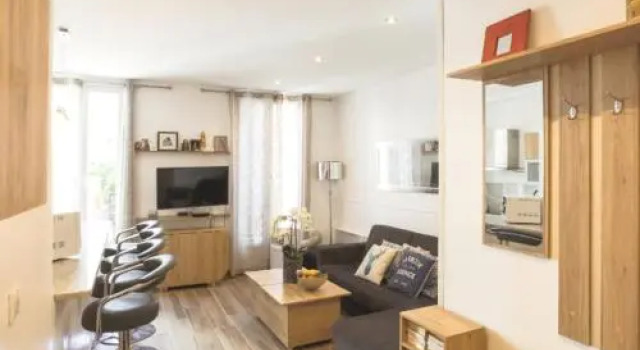 Stylish White and Red Apartments