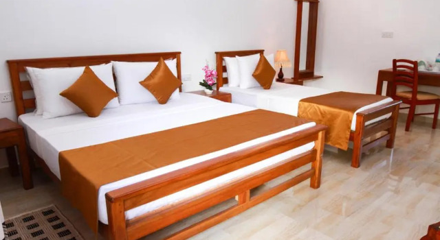 Трёхместный номер Deluxe Hotel Nilketha Yala Tissamaharama