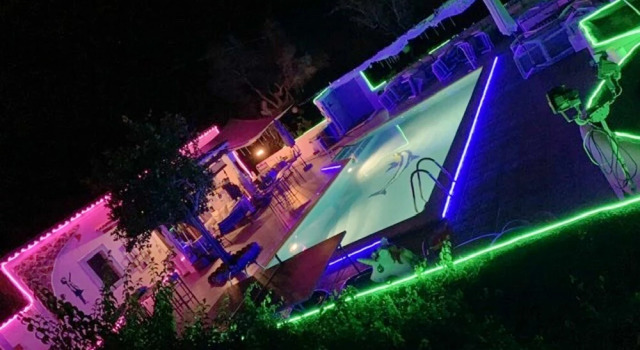 Villa with 5 Bedrooms in Ibiza, Santa Eulària Des Riu, with Wonderful Mountain View, Private Pool, Enclosed Garden - 4 Km From the Beach, Book Villa Hotels in Ibiza with a Pool, Swimming Pool