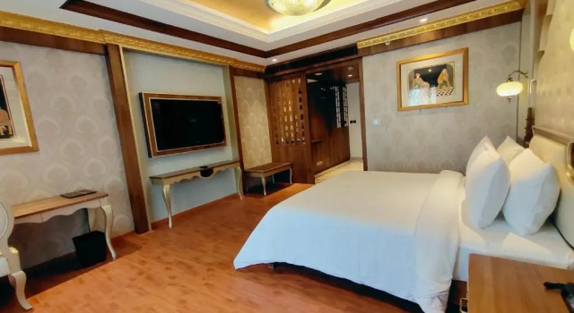 Двухместный номер Deluxe с балконом Kaldan Samudhra Palace, a Palace by the Sea