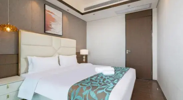 Люкс с 3 комнатами с балконом и с видом на море Sanya Yazhou Bay sea waves travel luxury seascape apartment