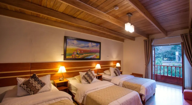 Трёхместный номер Deluxe с балконом Sol Ollantay Boutique Hotel