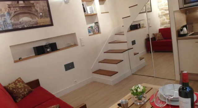 Апартаменты c 1 комнатой Louvre Parisian Duplex