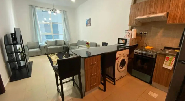 Апартаменты Lovely 1-bedroom Apt with free Parking on premises