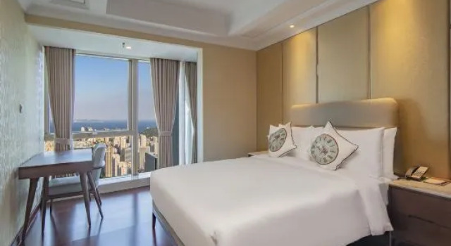 Семейный люкс с 2 комнатами с видом на море Hengli Hotel Dalian
