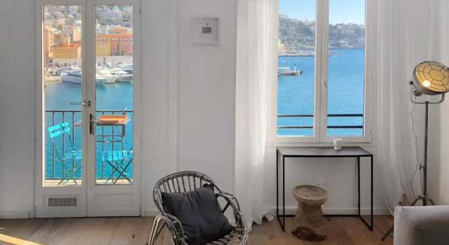 Waterfront panoramic sea view, balcony, AC, Забронировать Апартаменты/квартира Отели Ниццы с парковкой, Парковка