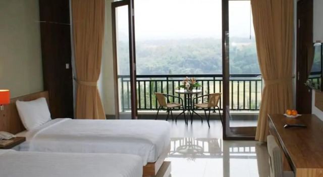 Standard chambre avec balcon et Vue jardin The Oxalis Regency Hotel Magelang