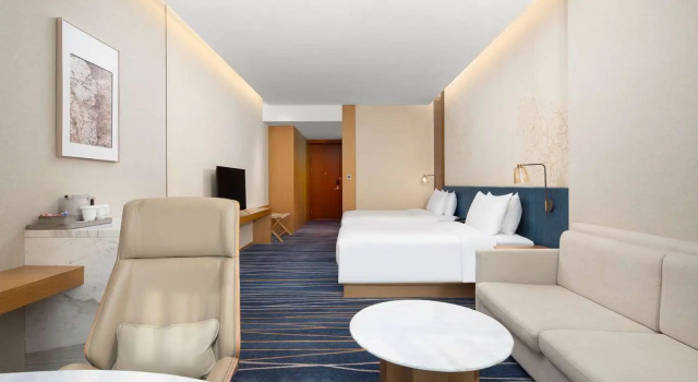 Двухместный номер Deluxe Hilton Garden Inn Zibo Zhangdian