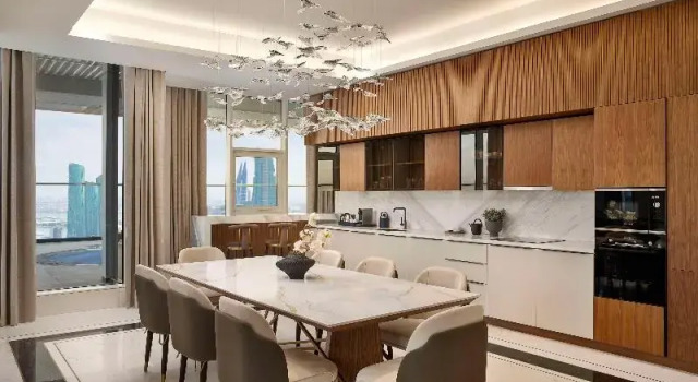 Номер Standard Пентхаус с балконом и с красивым видом из окна Hilton Bahrain City Centre Hotel & Residences