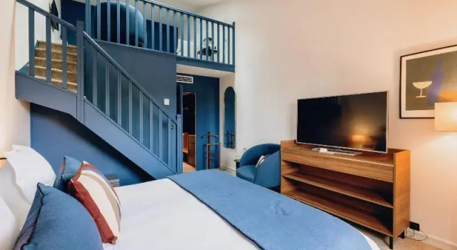Prestijli çift kişilik oda Hostellerie Le Cèdre
