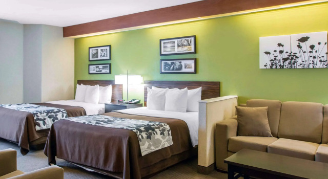 Четырёхместный люкс Sleep Inn & Suites Oregon - Toledo