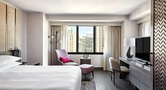 Двухместный полулюкс c 1 комнатой с видом на город San Francisco Marriott Marquis Union Square