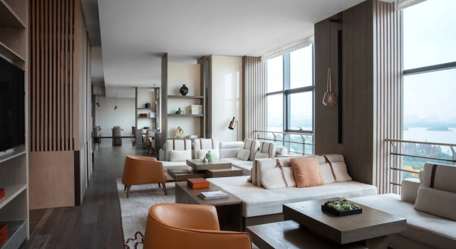 Четырёхместный клубный номер Standard Wuxi Marriott Hotel Lihu Lake