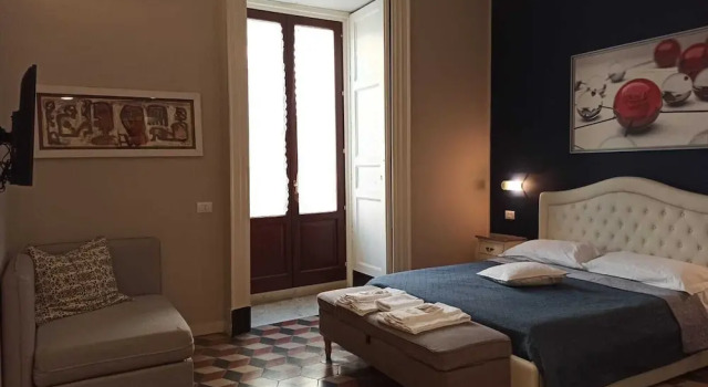 Superior- dobbelt værelse med altan B&B Suite Cutelli