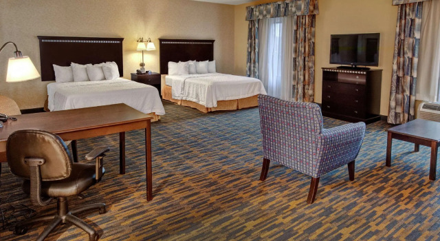 Четырёхместный номер Standard Hampton Inn Roanoke Rapids