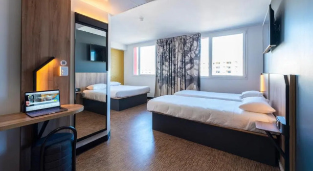 Четырёхместный номер B&B HOTEL Nice Aéroport Arenas