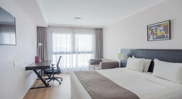 Superior Dvoulůžkový s manželskou postelí pokoj After Hotel Montevideo