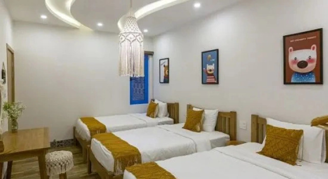 Одноместный номер Deluxe с балконом Lazy Bear Villa By The Little Hoi An