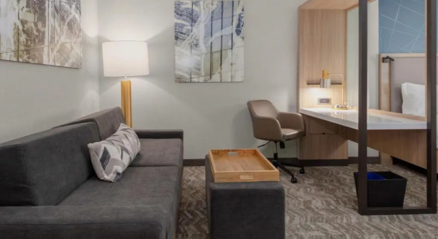 Люкс SpringHill Suites By Marriott Durham City View