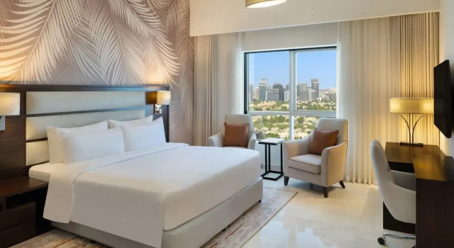 Двухместная студия с видом на поле для гольфа Vintage Grand Hotel Apartments Dubai