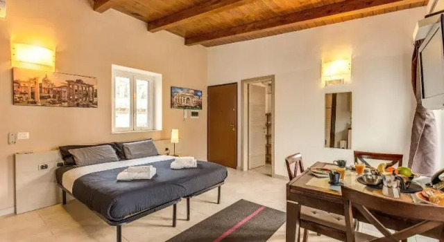 Двухместная Studio Apartment с балконом Апартаменты Aurelia Vatican