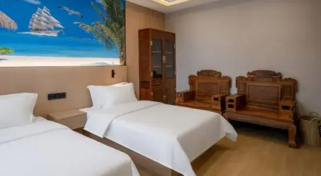 Люкс с видом на море Floral Hotel·Yuehaiyuan Hotel (Weihai Liugong Island Photo Frame Branch)