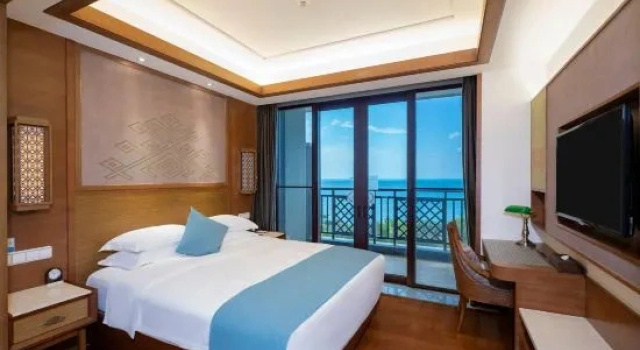 Семейный люкс с 2 комнатами с видом на море Narada Sanya Bay Resort
