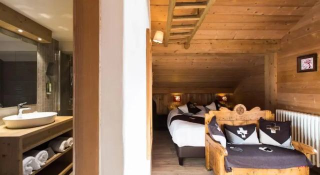 Семейный номер Standard Мансарда Les Chalets de La Griyotire