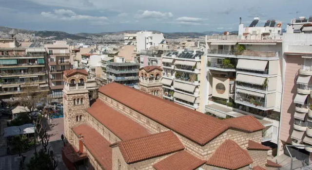 Апартаменты EL GRECO bright, airy penthouse in trendy Petralona