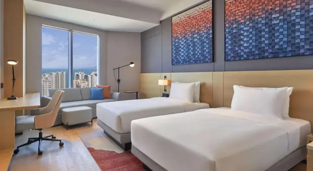 Двухместный номер Standard с видом на океан Hyatt Place Yantai Development Zone