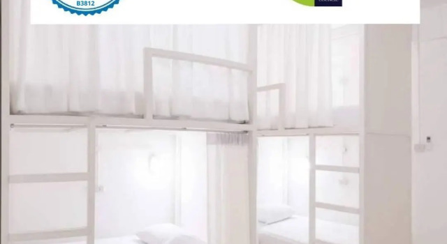 Кровать в общем номере Hao Hostel Phuket