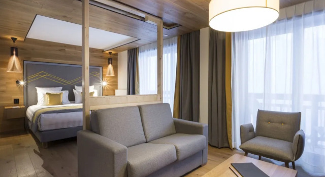 Полулюкс с балконом Hôtel Alparena & Spa - 4 étoiles