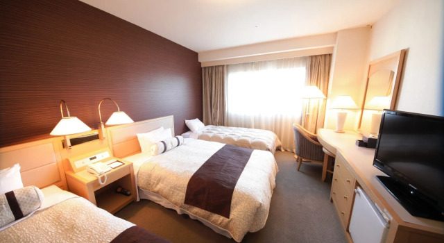 Трёхместный номер Standard с видом на реку Numazu River Side Hotel