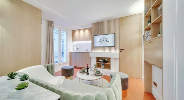 Amazing Historical Parisien Flat Next TO Louvre Area ! - 3, Забронировать Апарт-отель Апарт-отели Парижа, рядом с Immeuble des Bons Enfants, Апарт-отель