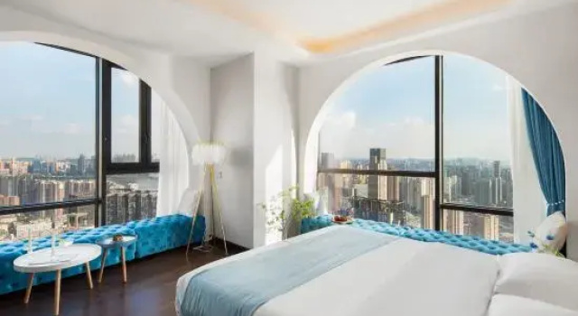 Двухместный люкс Standard с видом на реку Beidao Manyu Hotel (Wuhan Greenland International Financial City store)